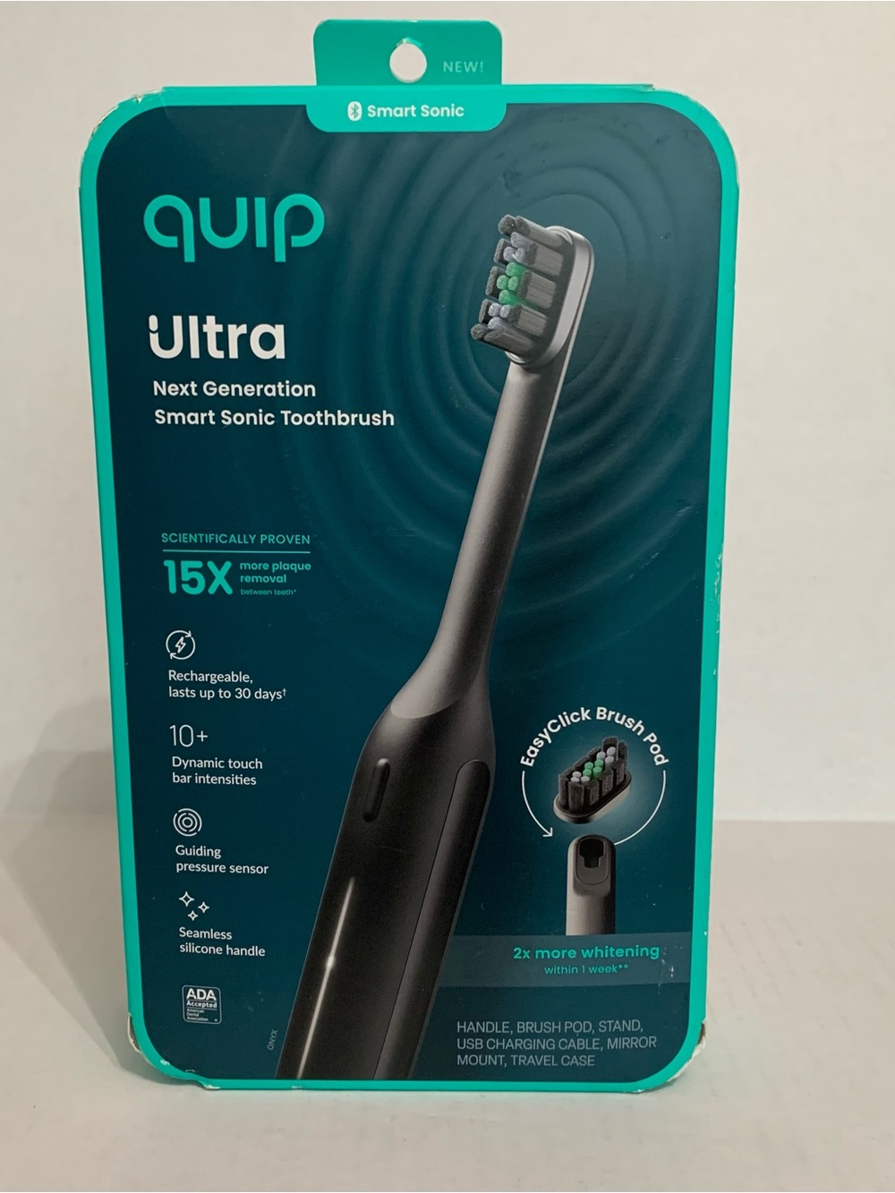 Quip ultra next generation smart sonic electric toothbrush
